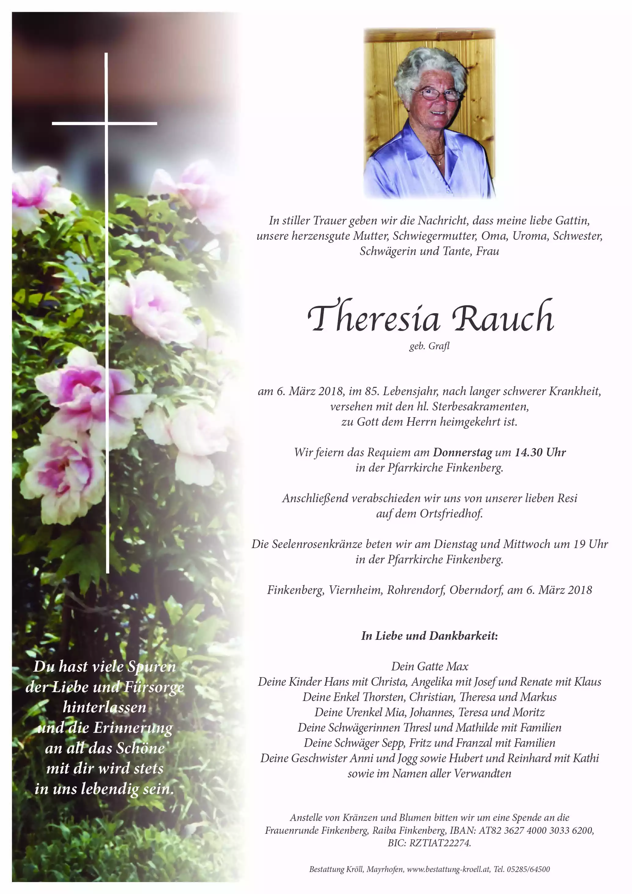 Parte von Theresia Rauch